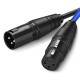 2/6/8m 3 Pin XLR Male to Female Microphone Extension Cable Audio Cord Wire Line for Microphone