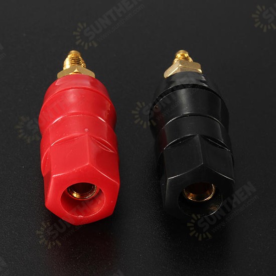 2Pcs 48MM Insulated Binding Post Audio Speaker Terminal Plug