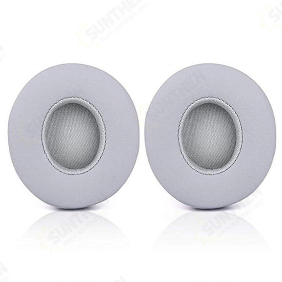 2Pcs Replacement Ear Pads Soft Cushion Cover Earmuff for Beats Solo 2 Headphone