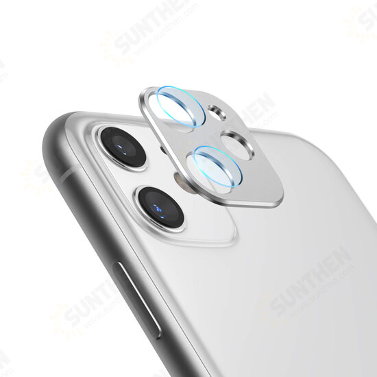 3D Tempered Glass + Metal Circle Ring Anti-scratch Phone Lens Protector for iPhone 11 / iP 11 Pro / iP 11 Pro Max 3D Tempered Glass + Metal Circle Ring Anti-scratch Phone Lens Protector for iPhone 11 / iP 11 Pro / iP 11 Pro Max