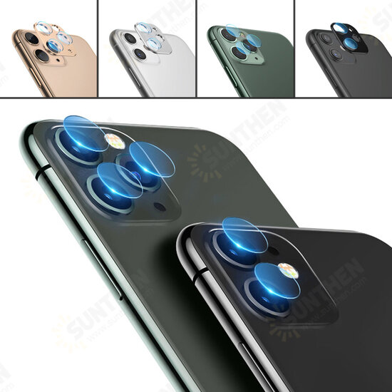 3D Tempered Glass + Metal Circle Ring Anti-scratch Phone Lens Protector for iPhone 11 / iP 11 Pro / iP 11 Pro Max 3D Tempered Glass + Metal Circle Ring Anti-scratch Phone Lens Protector for iPhone 11 / iP 11 Pro / iP 11 Pro Max