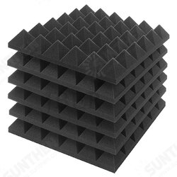 6PCS 30*30*5cm Sound-absorbing Cotton Foam Soundproof Cotton Shed Wall Muffler Sponge 6PCS 30*30*5cm Sound-absorbing Cotton Foam Soundproof Cotton Shed Wall Muffler Sponge