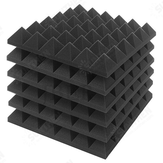 6PCS 30*30*5cm Sound-absorbing Cotton Foam Soundproof Cotton Shed Wall Muffler Sponge