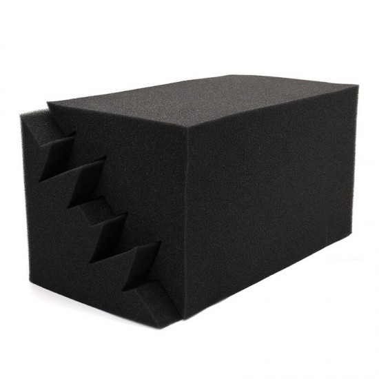 8Pcs Soundproof Foam Panels Noise Reduction Flame Retardant Acoustic Panels Tiles 12*12*24CM for Studio & KTV Sound Insulation