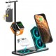4 in 1 18W Wireless Charger Dock Charging Station Headphone Stand Aluminum Alloy 18W Charging Stand