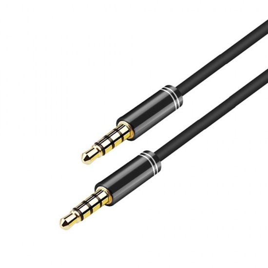 3.5mm Male to Male Audio Cable 4 Pole Stereo Aux Cable Auxiliary Cable