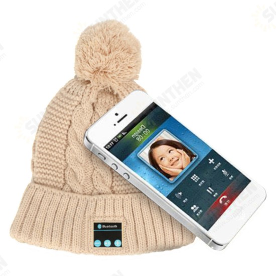 Wireless bluetooth Hat Cap with Musicphone Speakerphone Stereo Headphone Headset Earphone Speaker Mic for Fitness Outdoor Sports Running Walking