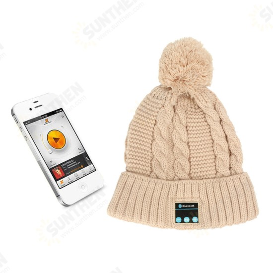 Wireless bluetooth Hat Cap with Musicphone Speakerphone Stereo Headphone Headset Earphone Speaker Mic for Fitness Outdoor Sports Running Walking