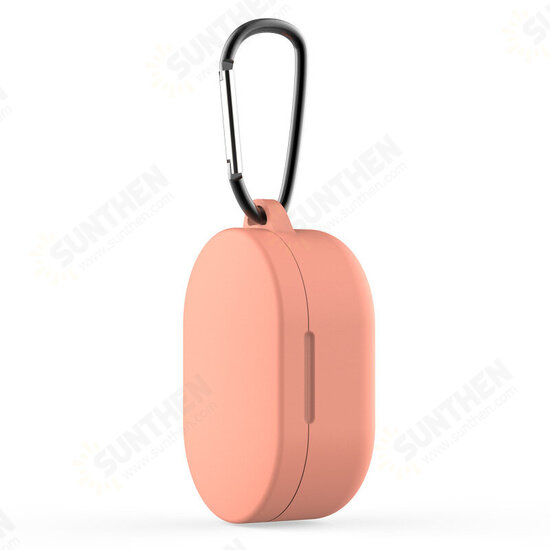 Earphone Case Soft Silicone Earbuds Cover Storage Protective Case with Hook