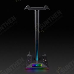 EB01 Headphones RGB Lighting Holder Head-Mounted Earphones Display Stand for Gaming Headset Show EB01 Headphones RGB Lighting Holder Head-Mounted Earphones Display Stand for Gaming Headset Show