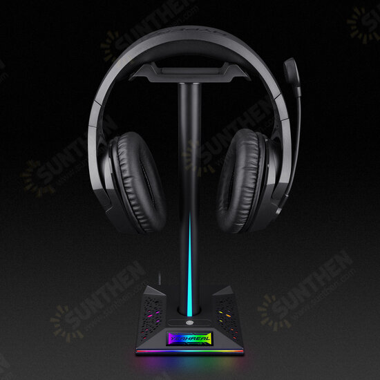 EB01 Headphones RGB Lighting Holder Head-Mounted Earphones Display Stand for Gaming Headset Show