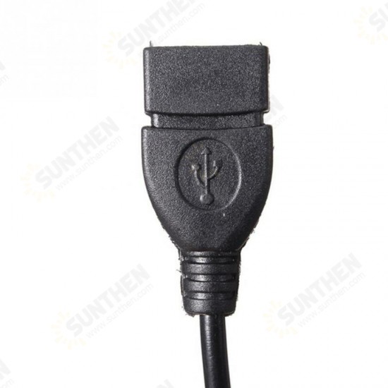 Audio Convert Wire Car AUX Cable A Female OTG Converter Adapter Cable 3.5mm Male Audio AUX Jack to USB 2.0 Type