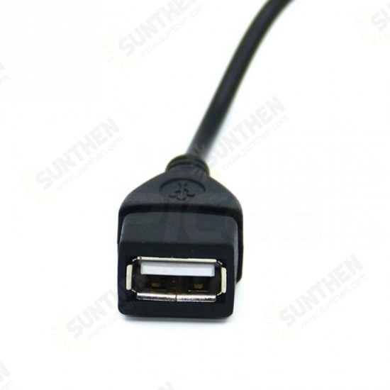 Audio Convert Wire Car AUX Cable A Female OTG Converter Adapter Cable 3.5mm Male Audio AUX Jack to USB 2.0 Type