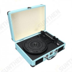B32603 bluetooth Wireless 3 Speed Vinyl Record Player Turntable Retro 2 Speakers Case B32603 bluetooth Wireless 3 Speed Vinyl Record Player Turntable Retro 2 Speakers Case