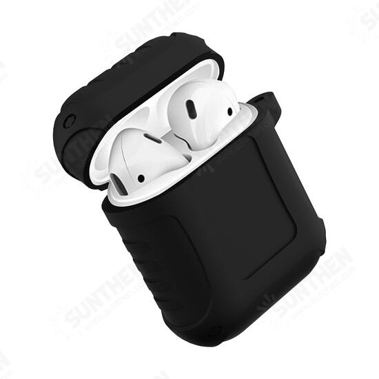 Waterproof Anti Lost Earphone Protective Case With Hook For Apple AirPods