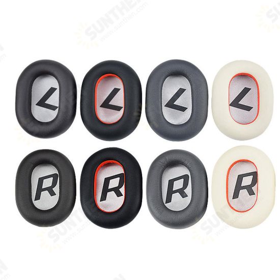 1 Pair Replacement Soft Leather Earmuff Earpad Cushions Earbud Tip for Backbeat Pro2 SE bluetooth Earphone