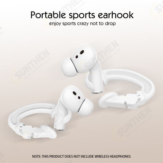 1 Pair Universal Anti Lost Clip Earphone Holders Secure Ear Hook For Apple Airpods Pro / Airpods Pro 3 /Airpods 1/ Airpods 2