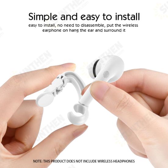 1 Pair Universal Anti Lost Clip Earphone Holders Secure Ear Hook For Apple Airpods Pro / Airpods Pro 3 /Airpods 1/ Airpods 2