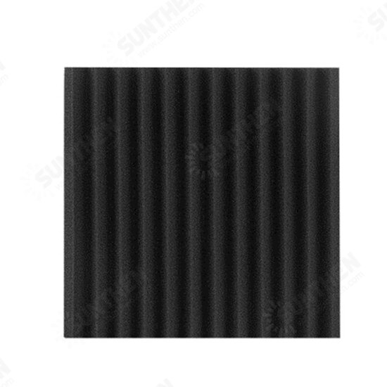 12 Pcs Soundproof Foam Panels Noise Reduction Flame Retardant Acoustic Panels Tiles 30*30*2.5CM for Studio & KTV Sound Insulation