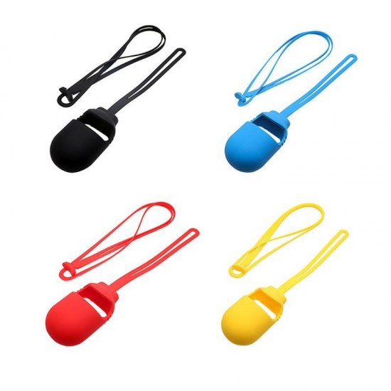 3 in 1 Portable Shockproof Non-slip Silicone Earphone Storage Case with Lanyard for Samsung Galaxy Buds