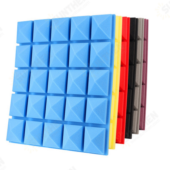 30*30*5cm 12PCS Sound-absorbing Cotton Foam Soundproof Cotton Shed Wall Muffler Sponge