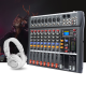 CT-80 8 bluetooth USB Audio Channels Professional Audio Mixer 8 Channel Mixer Console CT-80 8 bluetooth USB Audio Channels Professional Audio Mixer 8 Channel Mixer Console