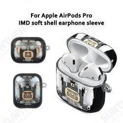 Creative Mechanical Perspective Structure Pattern TPU Shockproof Dust-Proof Earphone Storage Case for Apple Airpods 1 / 2 / 3 Airpods Pro Creative Mechanical Perspective Structure Pattern TPU Shockproof Dust-Proof Earphone Storage Case for Apple Airpods 1 / 2 / 3 Airpods Pro