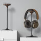EJ60 Headphones Holder Walnut Wood Headset Bracket Hanger Rack with Solid Metal Base for AirPods Max for Beats