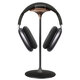 EJ60 Headphones Holder Walnut Wood Headset Bracket Hanger Rack with Solid Metal Base for AirPods Max for Beats