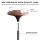 EJ60 Headphones Holder Walnut Wood Headset Bracket Hanger Rack with Solid Metal Base for AirPods Max for Beats