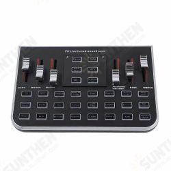 F8 Sound Card Studio Audio Mixer Microphone Webcast Entertainment Streamer Live Sound Card for Phone Computer F8 Sound Card Studio Audio Mixer Microphone Webcast Entertainment Streamer Live Sound Card for Phone Computer