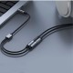 Headphone Microphone 2 in 1 Adapter Cable Audio Line One Female to Dual 3.5mm Male/ One 3.5mm Male to Dual Female Headphones Adapter 30cm