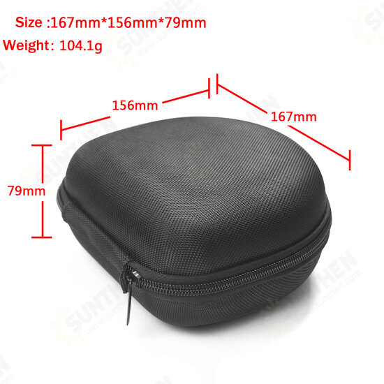 Headphone Storage Bag Dustproof Portable Hard Carrying Case Wireless Head-Mounted Headset Protection Package Box for Studio3