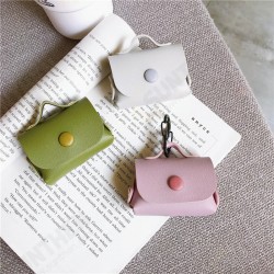 Luxury Fashionable Leather Shockproof Dust-Proof Earphone Storage Case with Keychain for Apple Airpods 3 Airpods Pro Luxury Fashionable Leather Shockproof Dust-Proof Earphone Storage Case with Keychain for Apple Airpods 3 Airpods Pro