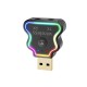 M10 USB bluetooth 5.0 Adapter Wireless Receiver Transmitter Mini USB Dongle Computer with Light for TV PC