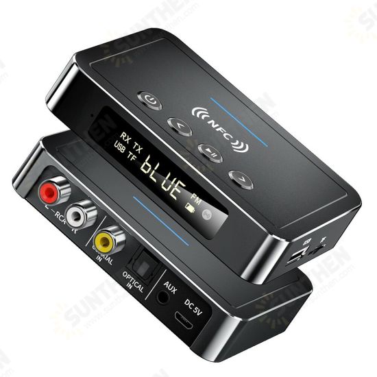 M6 3 in 1 NFC bluetooth Receiver Adapter 500mAh With Remote Control for USB U disk TF Card Playback and Transmission M6 3 in 1 NFC bluetooth Receiver Adapter 500mAh With Remote Control for USB U disk TF Card Playback and Transmission