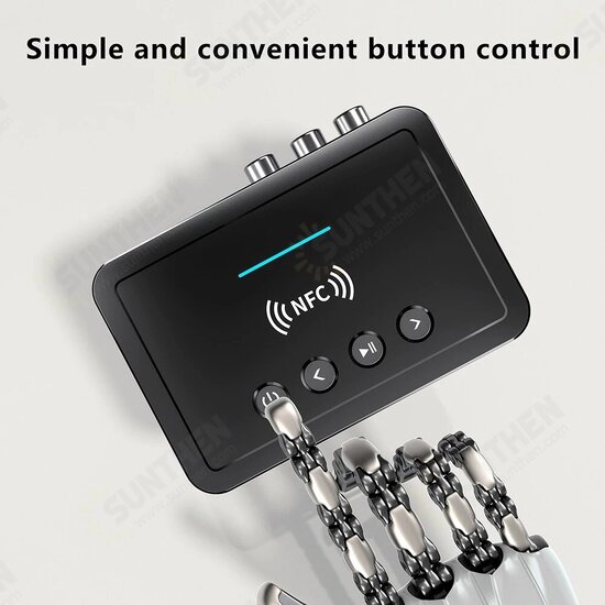 M6 3 in 1 NFC bluetooth Receiver Adapter 500mAh With Remote Control for USB U disk TF Card Playback and Transmission M6 3 in 1 NFC bluetooth Receiver Adapter 500mAh With Remote Control for USB U disk TF Card Playback and Transmission