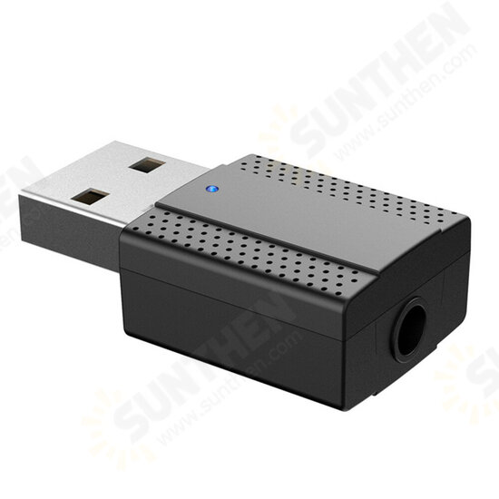 Portable 2 In 1 USB bluetooth 5.0 Transmitter Receiver Wireless Adapter for TV PC Headphone Portable 2 In 1 USB bluetooth 5.0 Transmitter Receiver Wireless Adapter for TV PC Headphone
