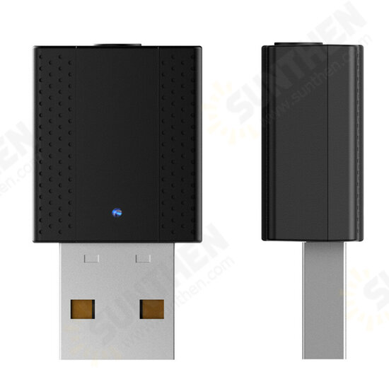 Portable 2 In 1 USB bluetooth 5.0 Transmitter Receiver Wireless Adapter for TV PC Headphone Portable 2 In 1 USB bluetooth 5.0 Transmitter Receiver Wireless Adapter for TV PC Headphone