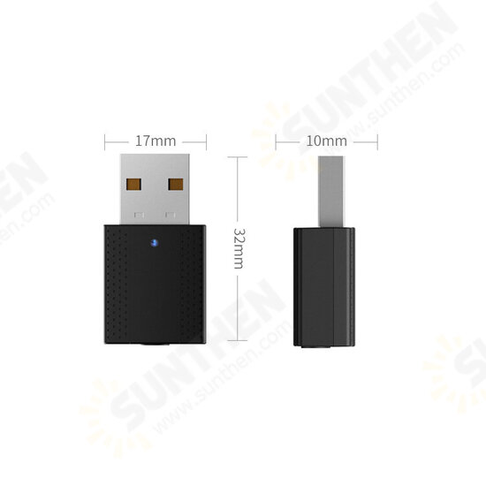 Portable 2 In 1 USB bluetooth 5.0 Transmitter Receiver Wireless Adapter for TV PC Headphone Portable 2 In 1 USB bluetooth 5.0 Transmitter Receiver Wireless Adapter for TV PC Headphone