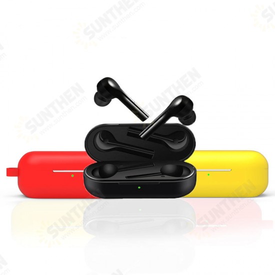 Portable Shockproof Dirtproof Silicone Wireless bluetooth Earphone Storage Case with Keychain for Lite