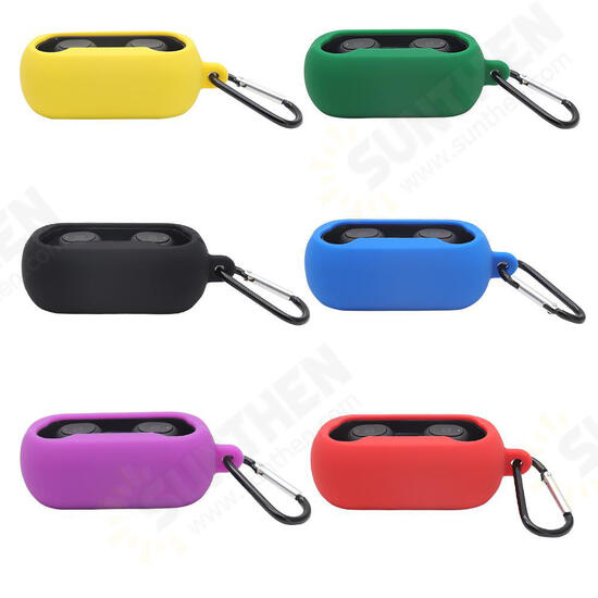 Portable Shockproof Dirtyproof Silicone Wireless bluetooth Earphone Storage Case with Keychain for T1 Portable Shockproof Dirtyproof Silicone Wireless bluetooth Earphone Storage Case with Keychain for T1