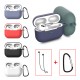 Silicone Shockproof Dirtproof Earphone Storage Case with Keychain & Anti-lost Rope for Apple Airpods Pro 2019
