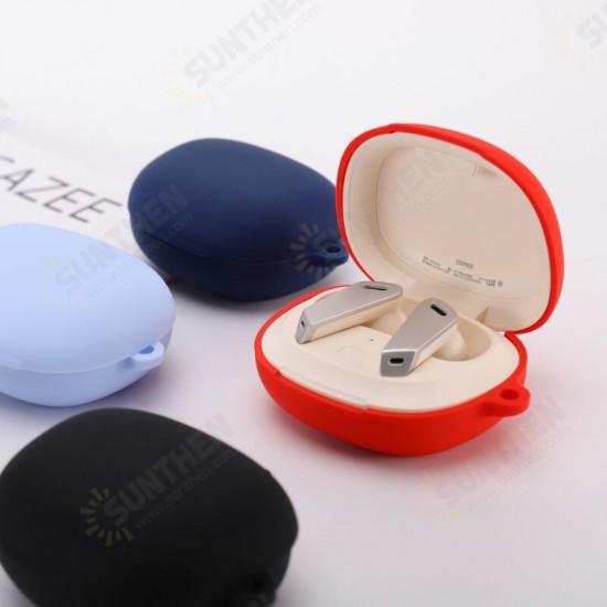 Soft Silicone Case Dustproof Protective Cover with Carabiner for EDIFIER TWS NB2 bluetooth Headphones Headset Soft Silicone Case Dustproof Protective Cover with Carabiner for EDIFIER TWS NB2 bluetooth Headphones Headset