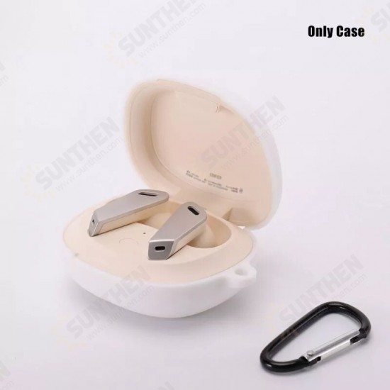 Soft Silicone Case Dustproof Protective Cover with Carabiner for EDIFIER TWS NB2 bluetooth Headphones Headset Soft Silicone Case Dustproof Protective Cover with Carabiner for EDIFIER TWS NB2 bluetooth Headphones Headset