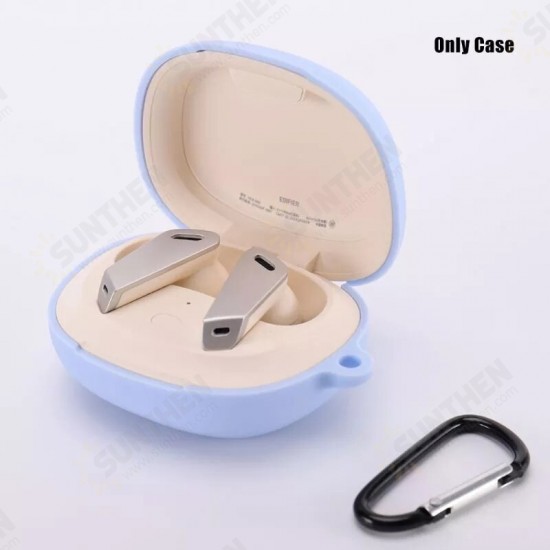 Soft Silicone Case Dustproof Protective Cover with Carabiner for EDIFIER TWS NB2 bluetooth Headphones Headset Soft Silicone Case Dustproof Protective Cover with Carabiner for EDIFIER TWS NB2 bluetooth Headphones Headset