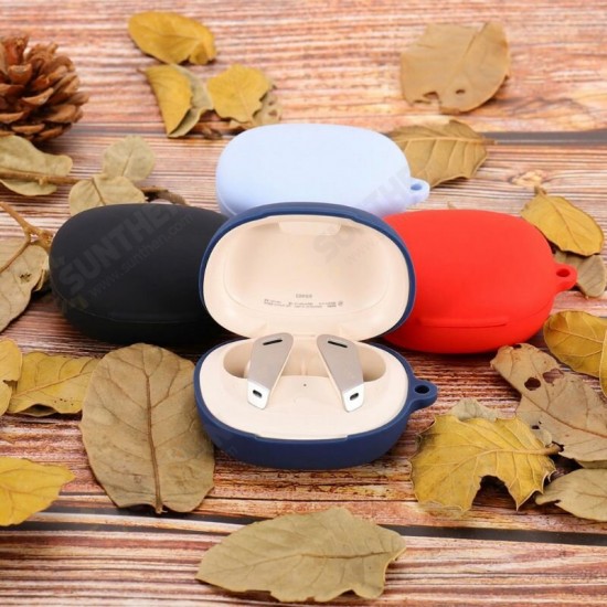 Soft Silicone Case Dustproof Protective Cover with Carabiner for EDIFIER TWS NB2 bluetooth Headphones Headset Soft Silicone Case Dustproof Protective Cover with Carabiner for EDIFIER TWS NB2 bluetooth Headphones Headset
