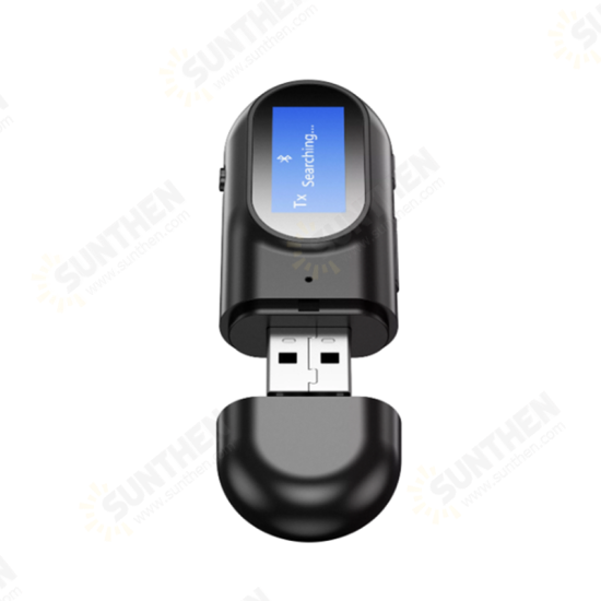T17 bluetooth 5.0 Car Kit Handsfree USB Audio Receiver Transmitter Adapter with LED Screen AUX Music Stereo Wireless Adapter T17 bluetooth 5.0 Car Kit Handsfree USB Audio Receiver Transmitter Adapter with LED Screen AUX Music Stereo Wireless Adapter