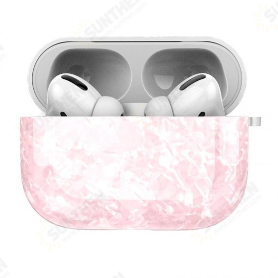 Translucent Shockproof Earphone Storage Case with KeyChain for Apple Airpods 3 Airpods Pro 2019