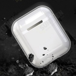 Transparent Soft TPU Shockproof Earphone Storage Case with keychain for Apple Airpods 1 / Apple AirPods 2 Transparent Soft TPU Shockproof Earphone Storage Case with keychain for Apple Airpods 1 / Apple AirPods 2